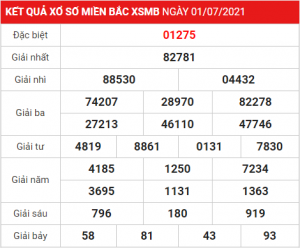 Soi cầu XSMB ngày 02–07–2021